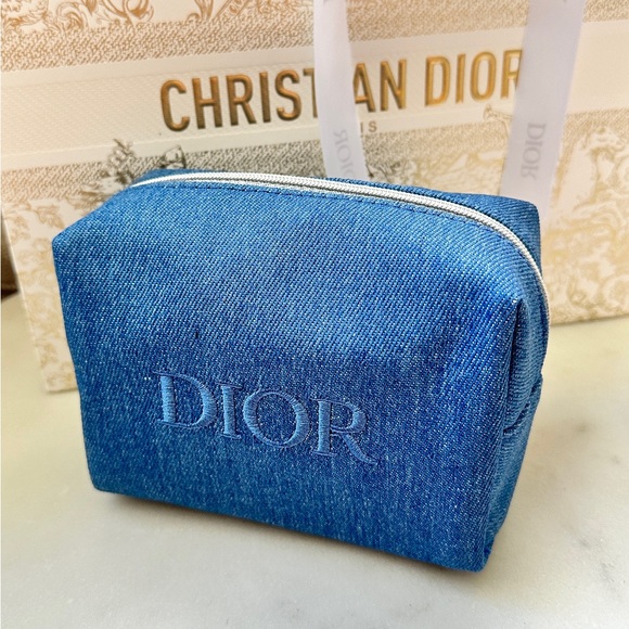 Brand New GWP Dior Beauty Denim Pouch - Picture 2 of 8